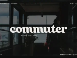 commuter modern serif font