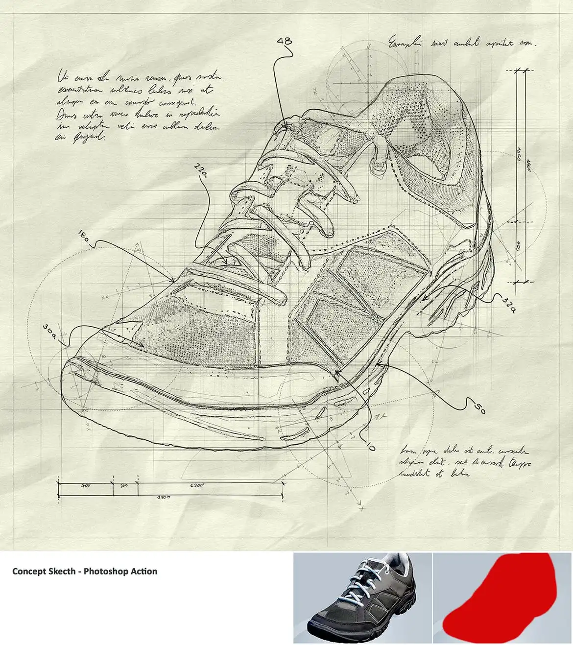 Concept Sketch - Photoshop Action 13 concept sketch photoshop action 12