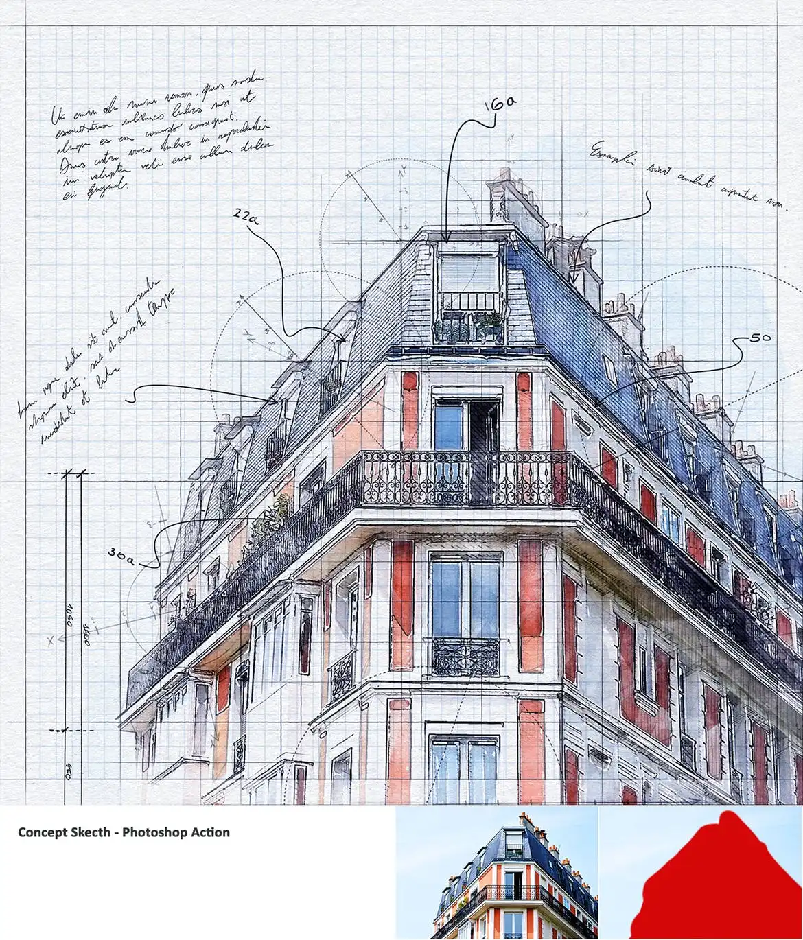 Concept Sketch - Photoshop Action 8 concept sketch photoshop action 7