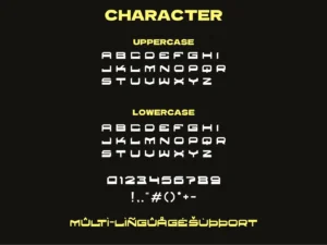 conter display font 5