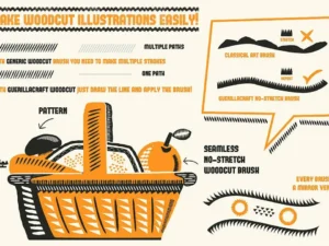 cookbook for woodcuts brushes and patterns 2