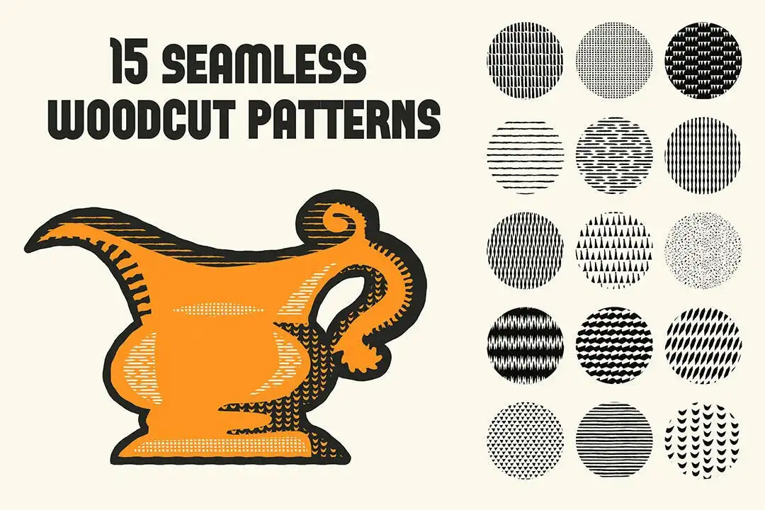Cookbook for Woodcuts - brushes and patterns 5 cookbook for woodcuts brushes and patterns 5 1