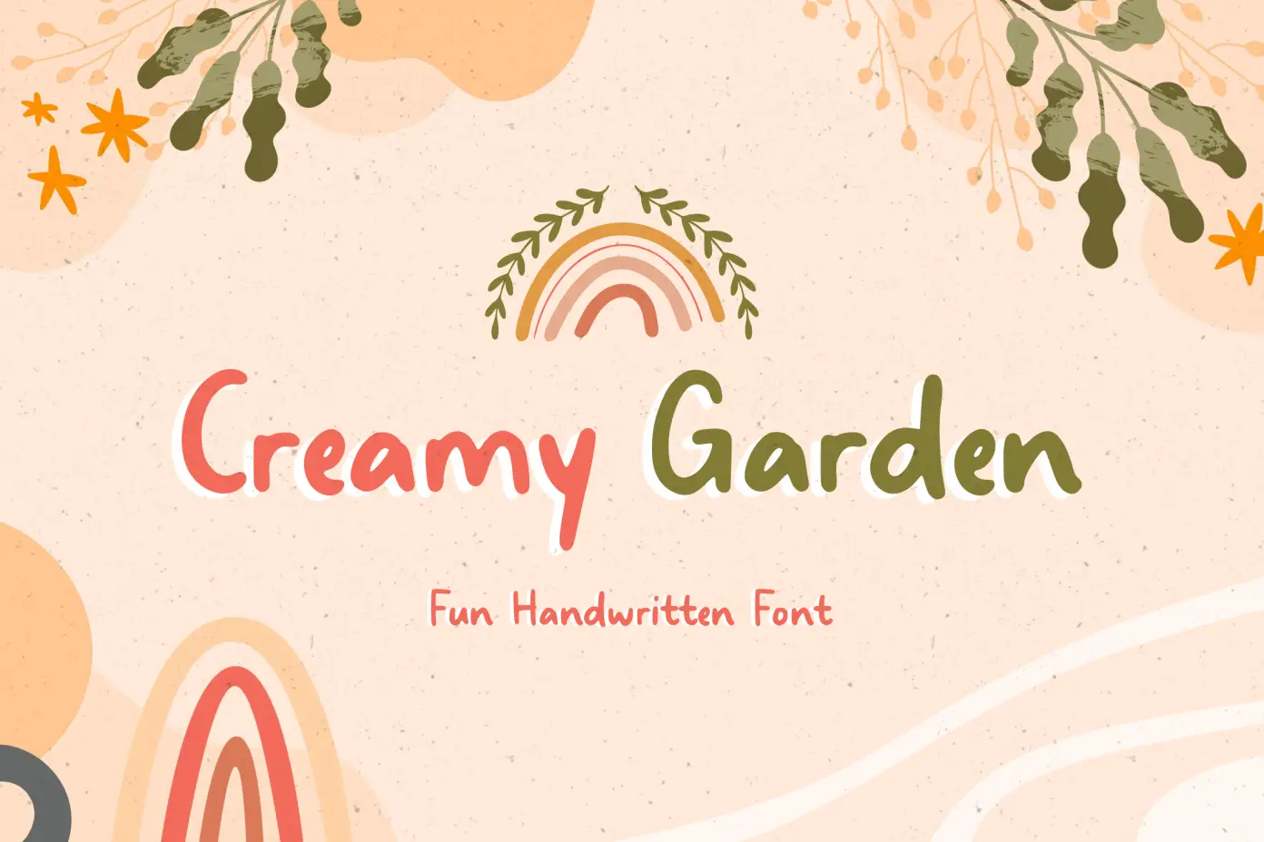 Creamy Garden Handwritten Font 4 creamy garden handwritten font