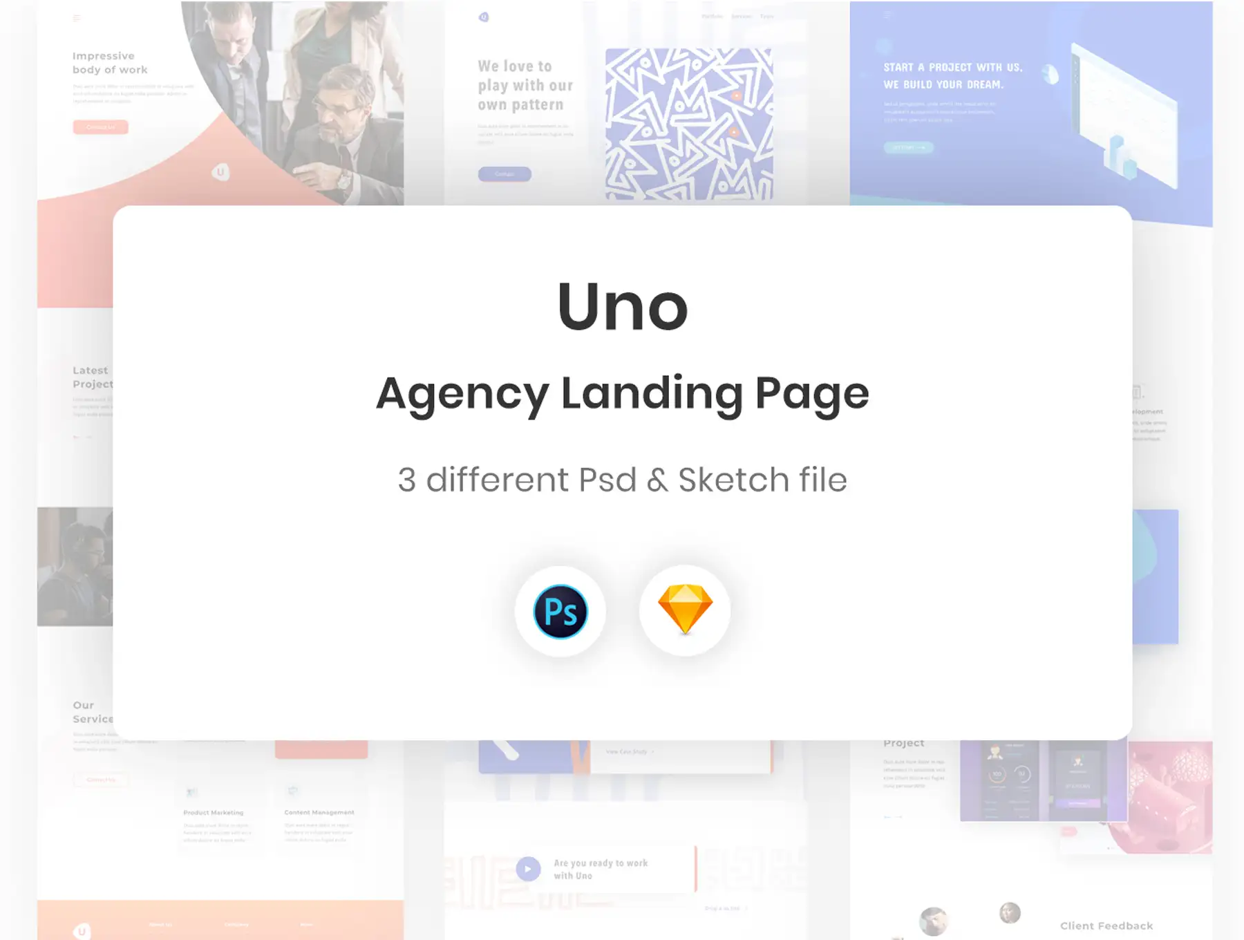 Creative Agency Web Template Design 4 creative agency web template design2