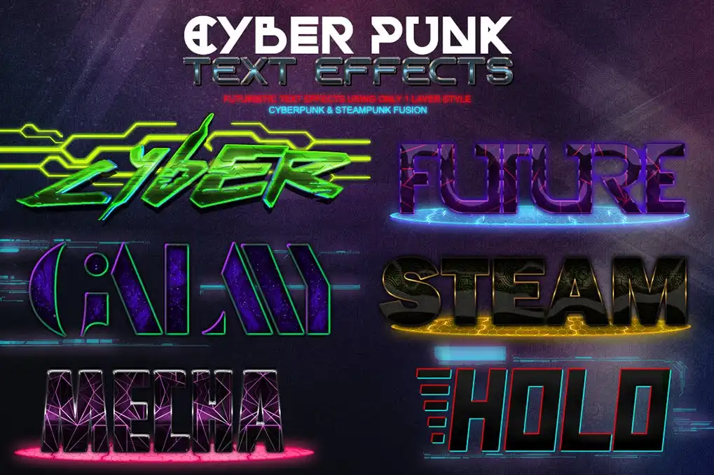 Cyber Punk Text Effects