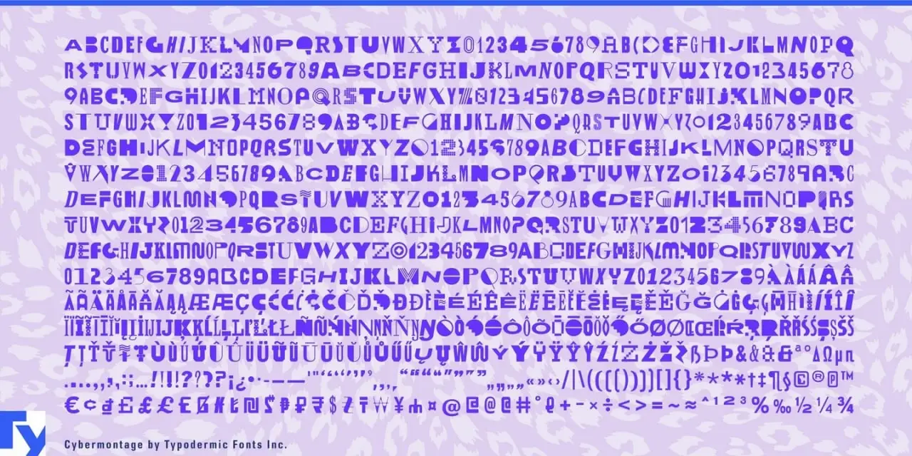 Cybermontage Font By Ray Larabie 4 cybermontage font by ray larabie 5