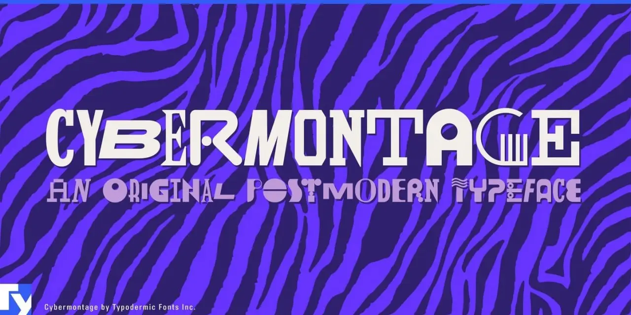 Cybermontage Font By Ray Larabie 6 cybermontage font by ray larabie