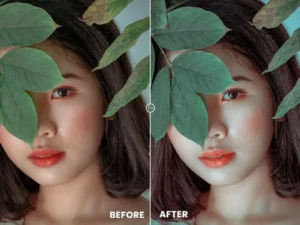 dark green tones action lightroom preset 5