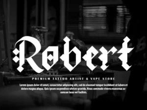 dark ruby blackletter font 3