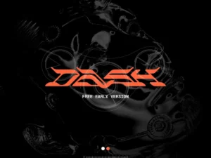 dash early display font by un carving