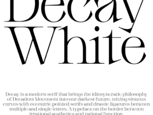 decay white by due studio 2 x otf
