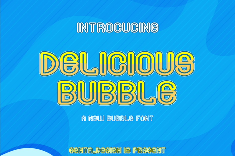 Deliciousbubble Cute Font 3B3Ba8J