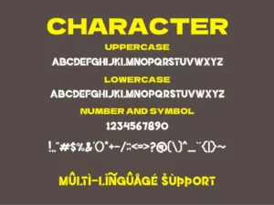 demon display font 5