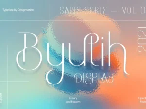 designsation byutih sans typeface