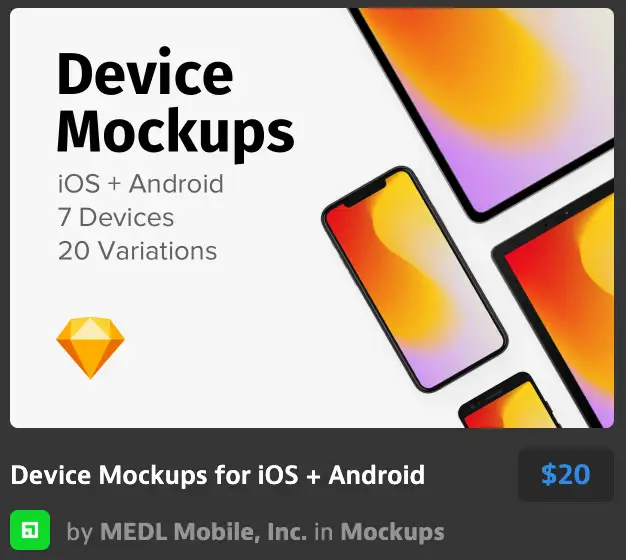 Device Mockups for iOS + Android