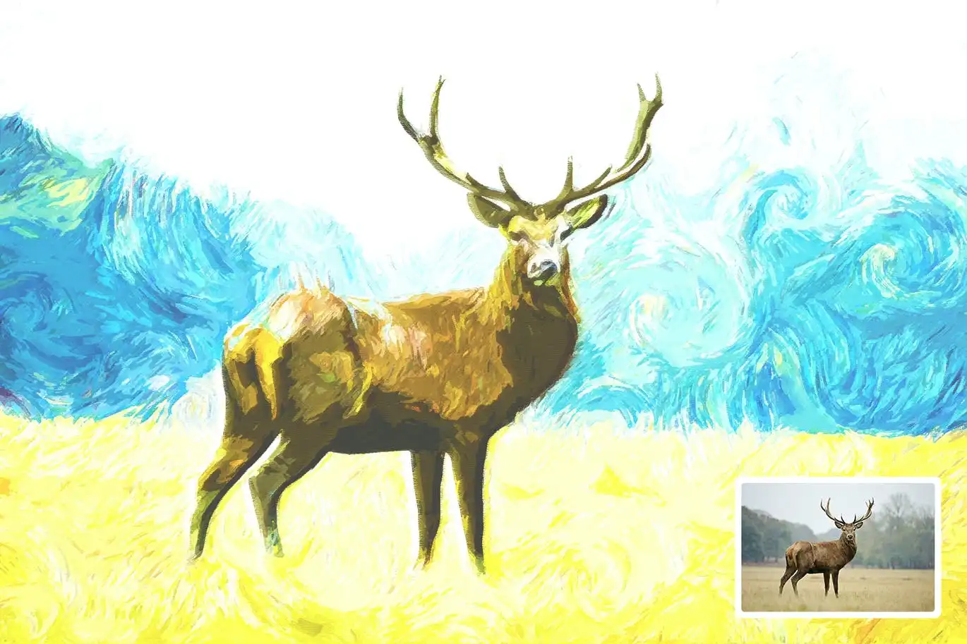 Digital Painting Photo Effect