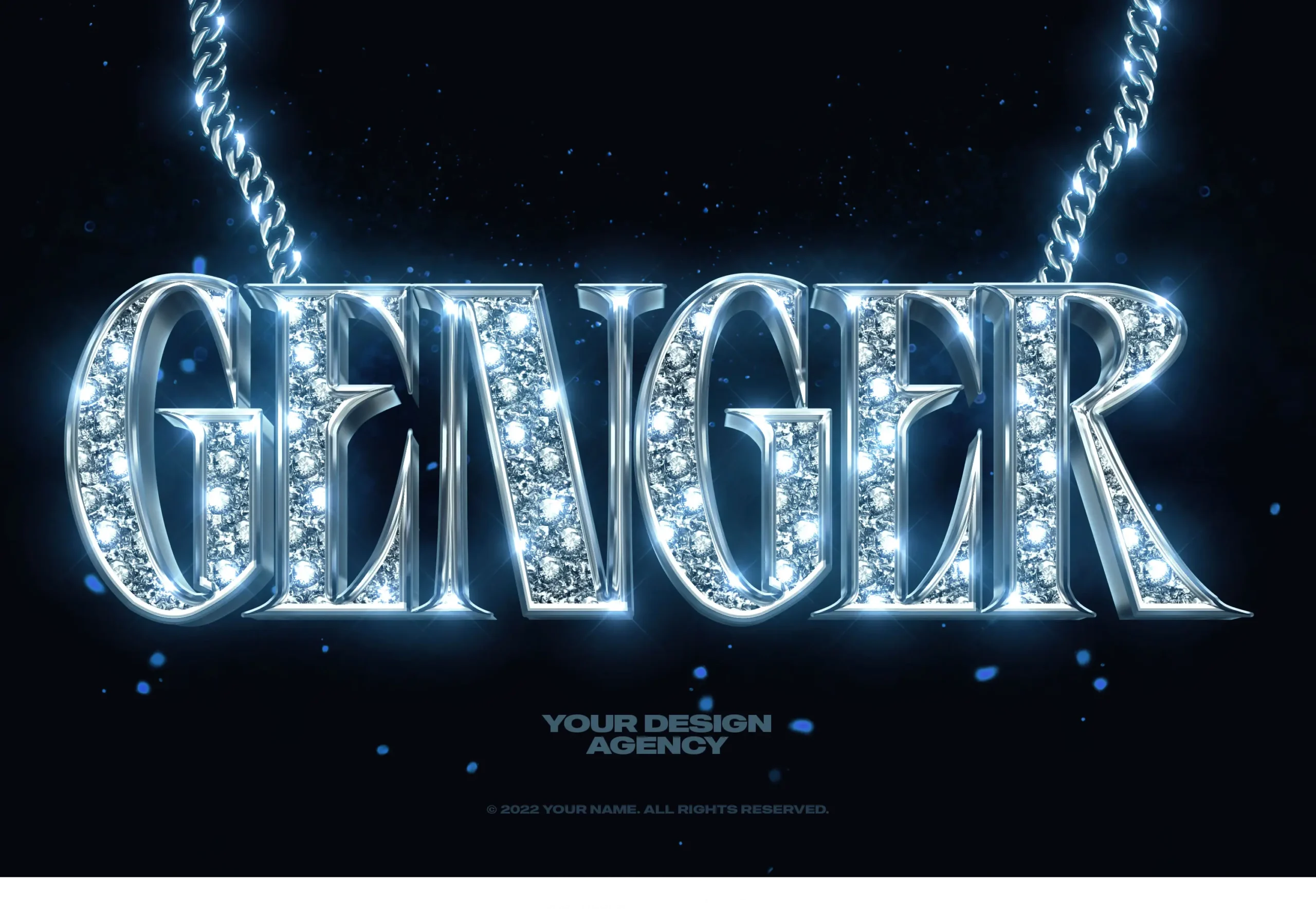 Dimlexia – Bling Bling Text Effect And Logo Style Vol