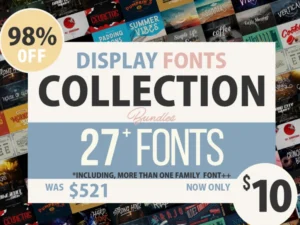 display fonts collection