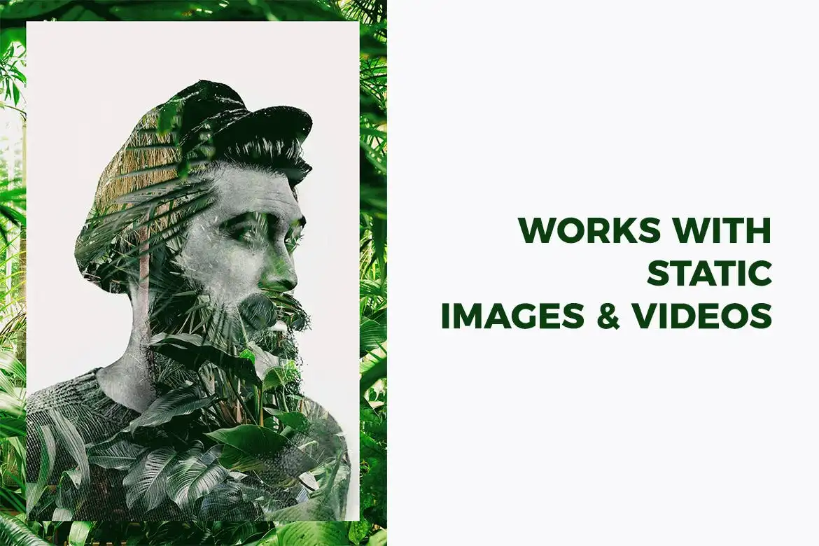 Animated Double Exposure Action