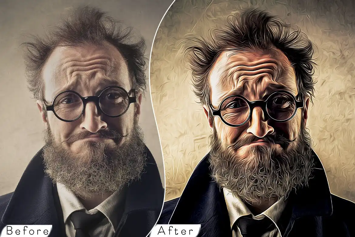 Dramatic Painting Photoshop Action