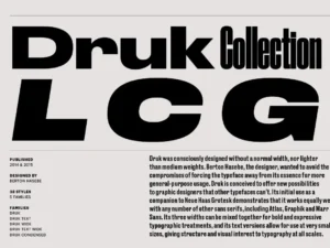 druk lcg collection