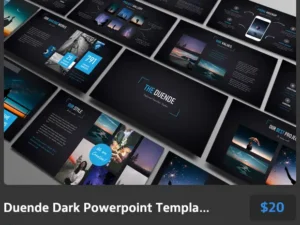 duende dark powerpoint template