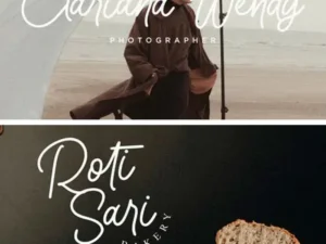 earhtroline script font 5