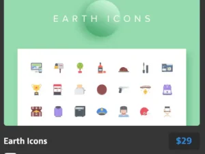 earth icons