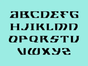 easter early display font by un carving 2