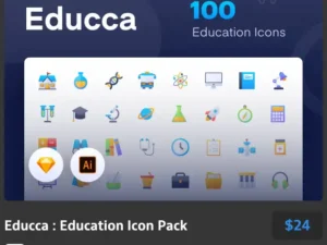 educca education icon pack