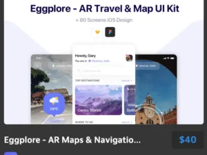 eggplore ar maps navigation ui kit