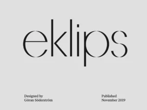 eklips font family