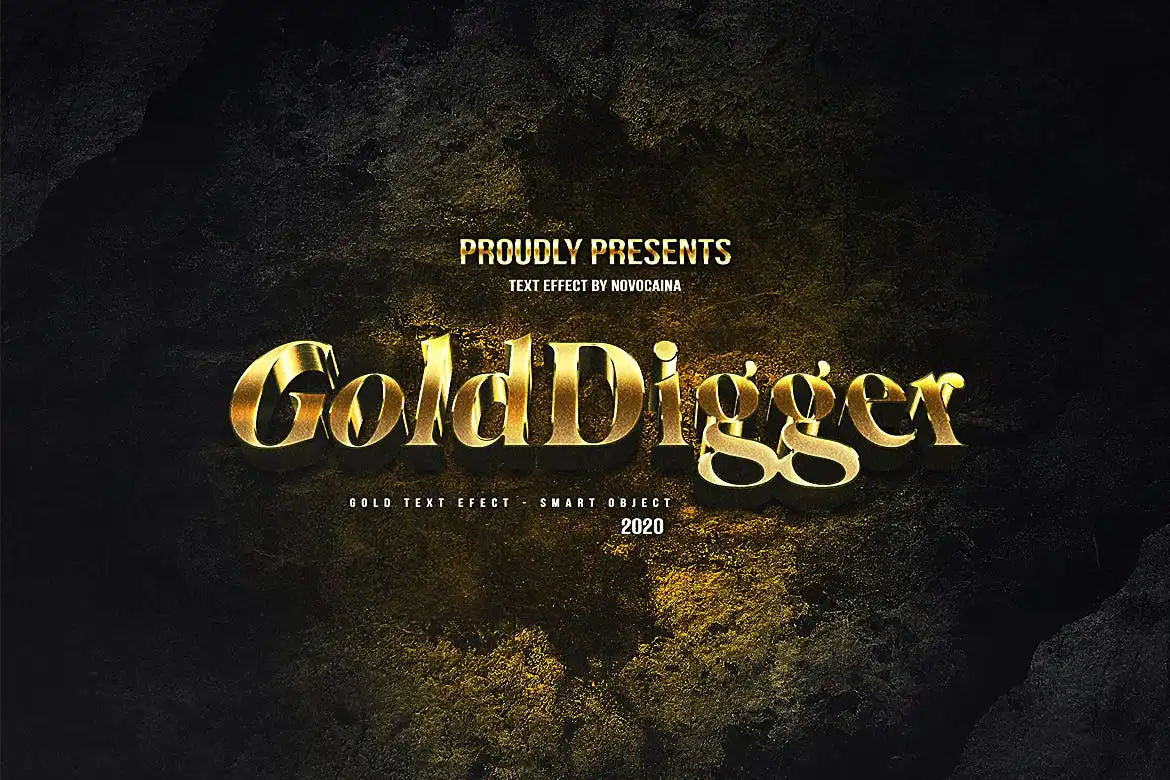Elegant Gold Text Effects