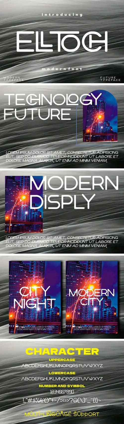 Elltoch Display Font