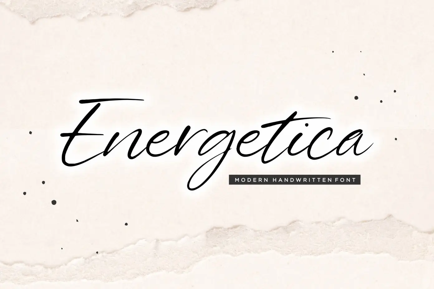 Energetica Handwritten Font 4 energetica handwritten font
