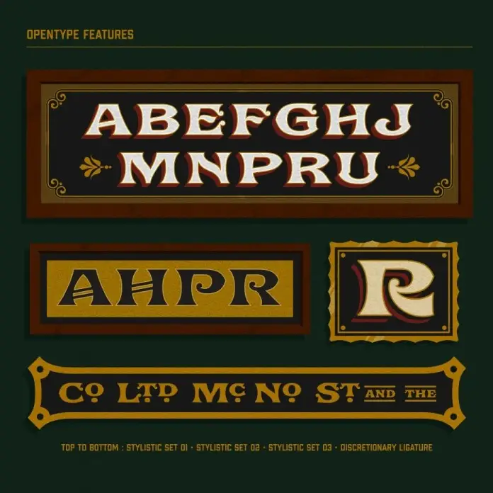 Ephemera Fascia Display Font 5 ephemera fascia display font 3