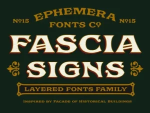 ephemera fascia display font