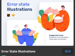 error state illustrations