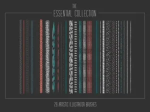essential artistic illustrator brush collection 4