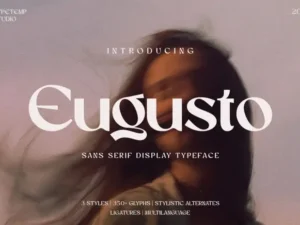 eugusto display font