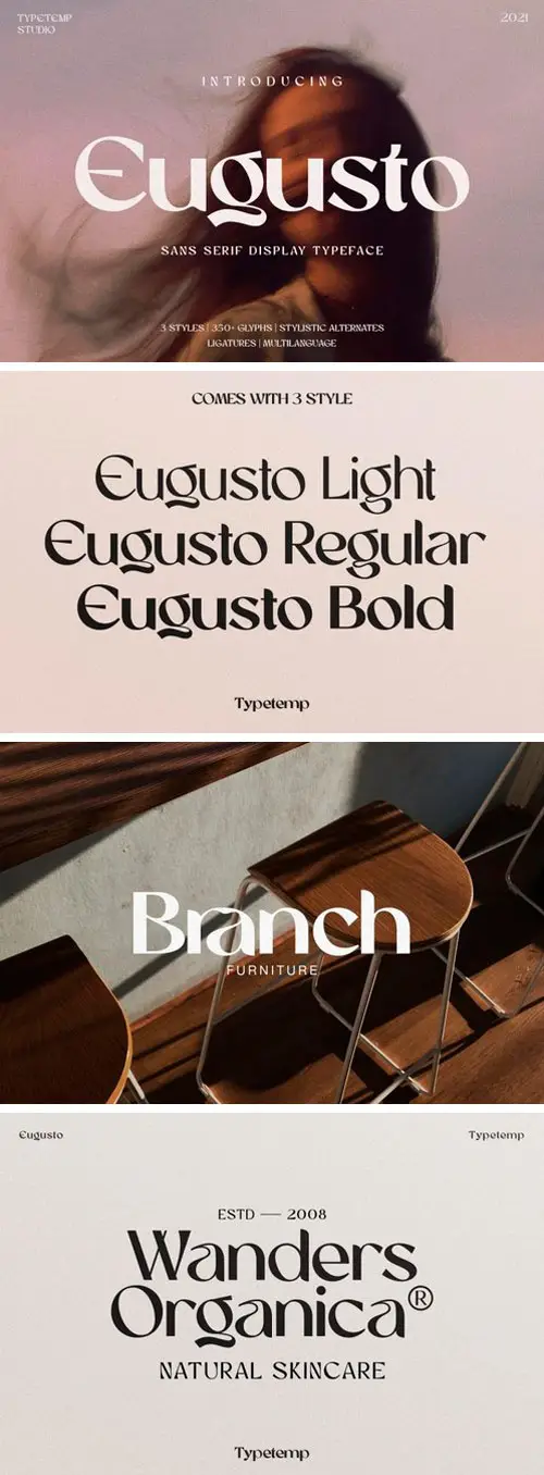 Eugusto Display Font 5 eugusto display font 5