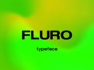 fluro typeface