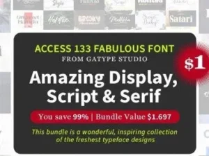 fabulous font collection bundle