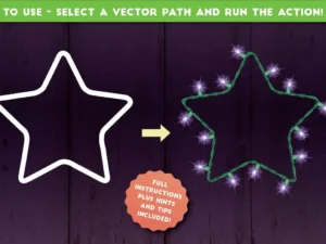 fairy light generator actions for illustrator re up 2