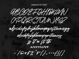 fallbreeze script font duo 5