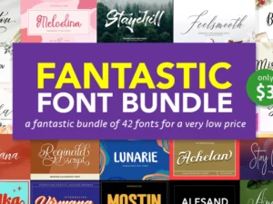 fantastic font bundle 1