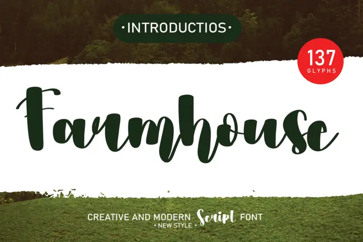 Farmhouse Script Font