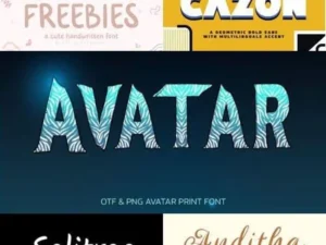 feb 2023 font bundle vol1 26 fonts