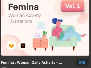 femina woman daily activity vol1