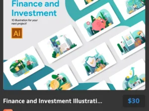 finance and investment illustration vol 1